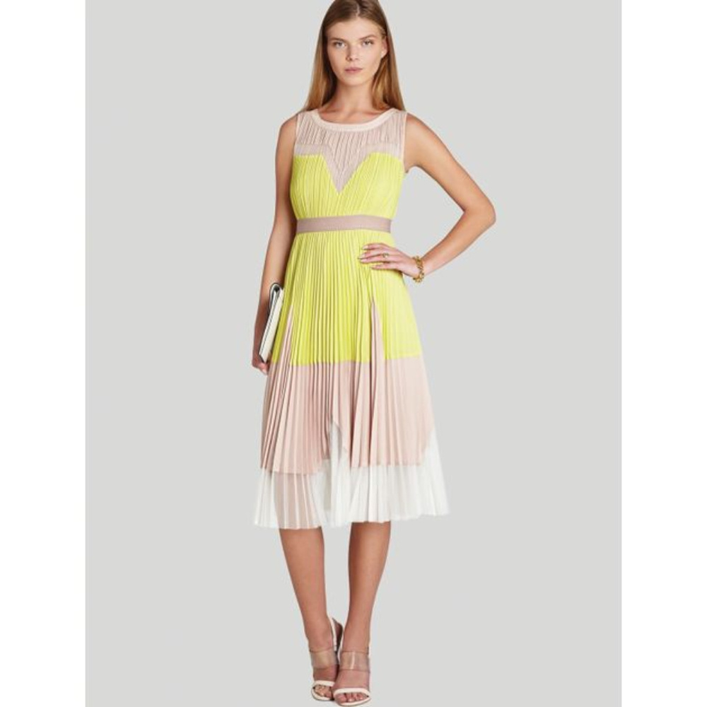 BCBG Lucea Color-Blocked Dress